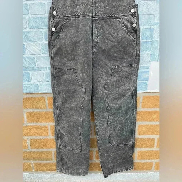 Carhartt Work In Progress acid Black Bib Double Knee Overalls large - Picture 8 of 16